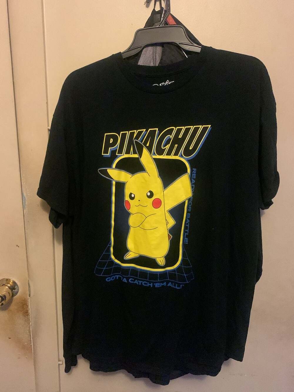 Hybrid Apparel Pokemon Pikachu T-Shirt XXL Black Graphic Tee